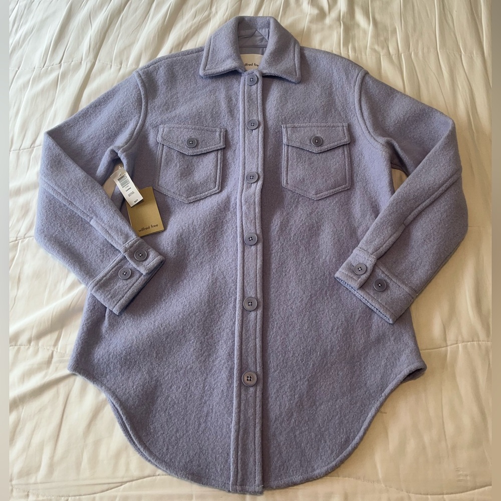 Zen Blue Ganna Shirt Jacket